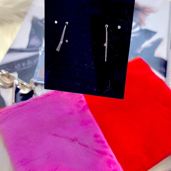 🆕Antique Silver“Key-2My-Heart”Charm Earring Lightweight Fishhook Hypoallergenic - Picture 4 of 14